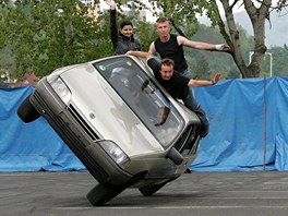 Monster truck show v st nad Labem.