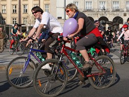 Start Velk jarn cyklojzdy Ostravou.
