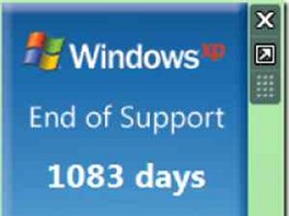 Windows XP End Of Support Countdown Gadget
