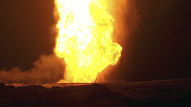 Výbuch plynovodu u města Aríš (27. dubna 2011)