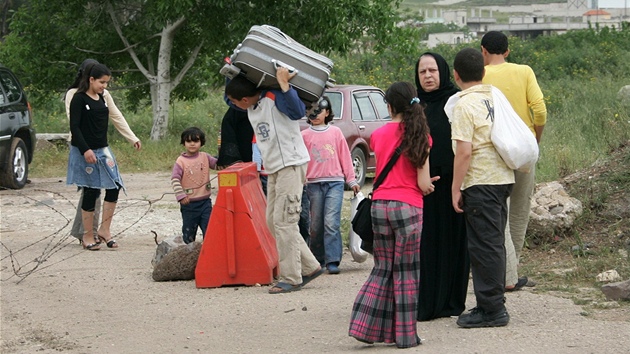 Syané prchají ped nepokoji do sousedního Libanonu (28. dubna 2011)