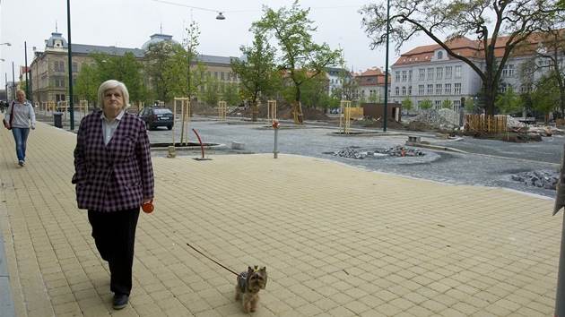 Rekonstrukce parku na Mikuláském námstí v Plzni