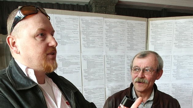 Zájemci o zamstnání v Nmecku Jan Szabó (vlevo) a Jan Halibaj 