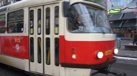 K incidentu dolo v tramvaji jedoucí z I. P. Pavlova na Karlovo námstí. (Ilustraní snímek)