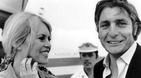 Brigitte Bardotová s manelem Gunterem Sachsem v roce 1968