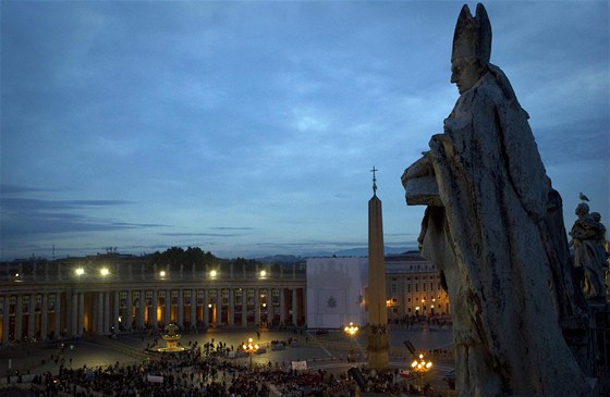 Svatopeterské námstí ve Vatikánu.