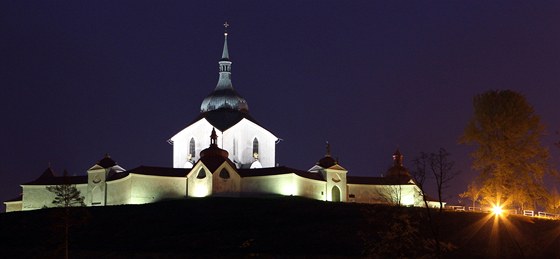Poutní kostel sv. Jana Nepomuckého na Zelené hoe se v noci oteve veejnosti poprvé.
