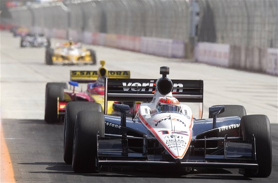 Will Power (Penske) v ele závodu IndyCar v Brazílii.