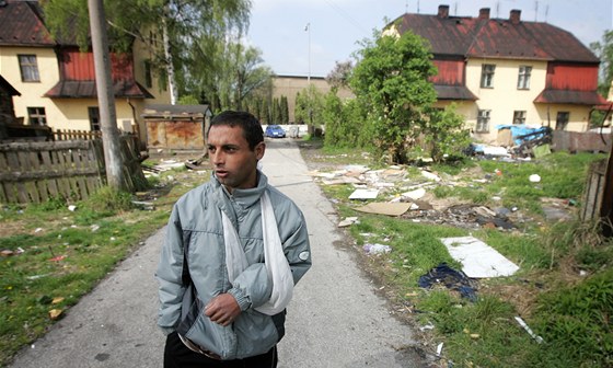 Ghetto Vagónka na okraji Karviné.