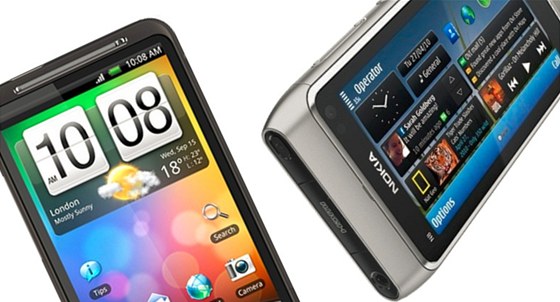 HTC Desire HD a Nokia N8: dva pikové smartphony dvou výrobc