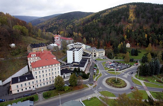 Lázeský hotel Akademik Bhounek v Jáchymov.