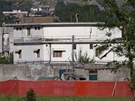 Sídlo teroristy Usámy bin Ládina v pákistánském Abbotábádu (5. kvtna 2011)
