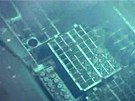 Snímek zachycuje chladící bazén ve 4. reaktoru elektrárny Fukuima (28. dubna 2011)