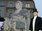 Odhalení sochy Frantika Ulricha v Hradci Králové