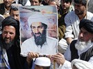 Pákistánská demonstrace na podporu Usámy bin Ládina 
