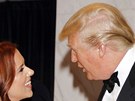 Miliardá Donald Trump a hereka Scarlett Johansson na veei v Bílém dom