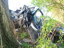 Nehoda Opelu Vectra v Litomyli (4.5.2011)