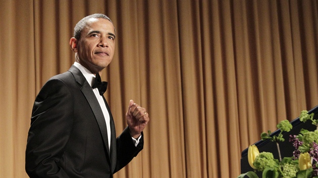 Americký prezident Barack Obama na veei pro novináe v Bílém dom