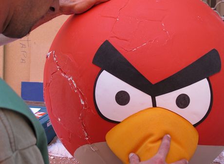 Naten reklamy Angry Birds