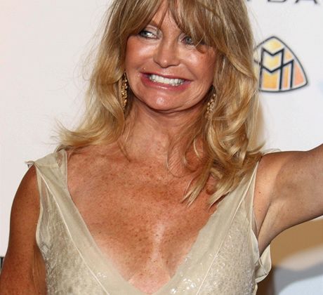 Goldie Hawnov na verku v Cannes