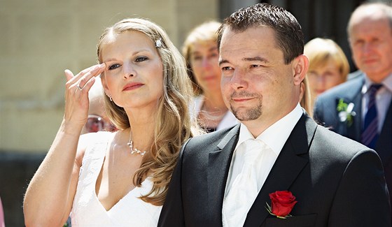 Novomanželé Daniela a Filip Třoskovi postavili pověry na hlavu, vzali se v pátek 13. května ve 13 hodin a 13 minut