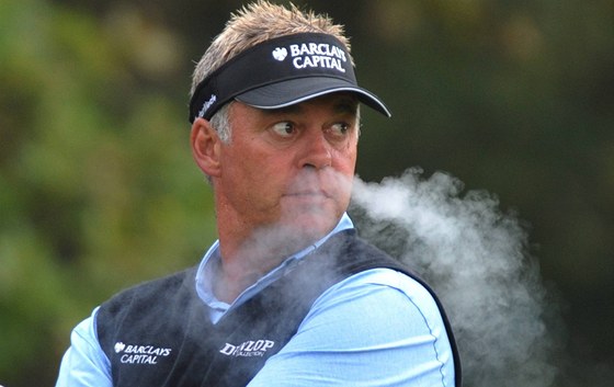 Darren Clarke, asistent evropského kapitána pro Ryder Cup, na KLM Open 2010.