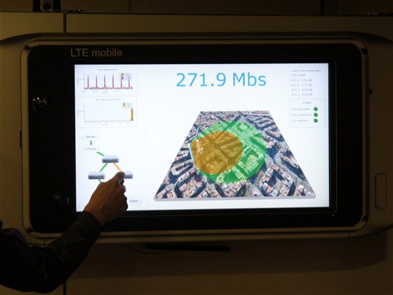 Ukázka LTE od Nokia Siemens Networks v Praze