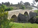 Antický most pod mstem Guarda.