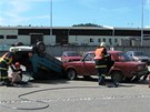 Na veletrhu Idet a Pyros pedvedou hasii z jiní Moravy simulovaný zásah u dopravní nehody (ilustraní snímek).