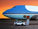 Air Force One - letadlo amerického prezidenta Baracka Obamy.