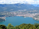 Pohled na Lugano