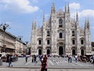 Piazza del Duomo s katedrálou v Milán