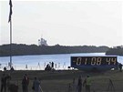 Odpoet ped pondlním startem raketoplánu Endeavour