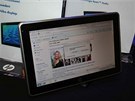 Tablet HP Slate 500 vyuívá operaní systém Windows 7 Professional s rozíením pro tablet