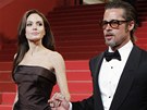 Angelina Jolie a Brad Pitt v Cannes