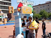 Natáčení reklamy Angry Birds