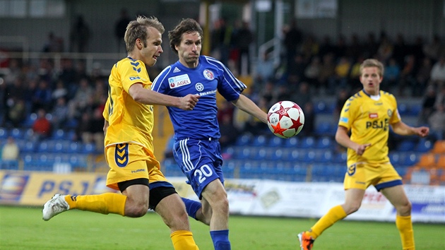 Z duelu Jihlava (lutá) - Tinec.