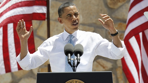 Americký prezident Barack Obama v texaském El Paso (10. kvtna 2011)