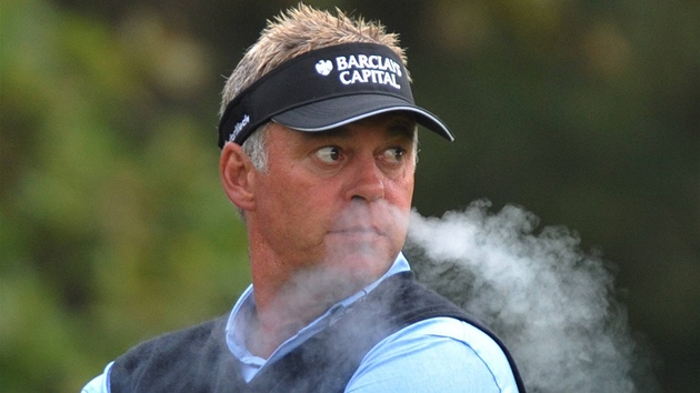 Darren Clarke, asistent evropského kapitána pro Ryder Cup, na KLM Open 2010.