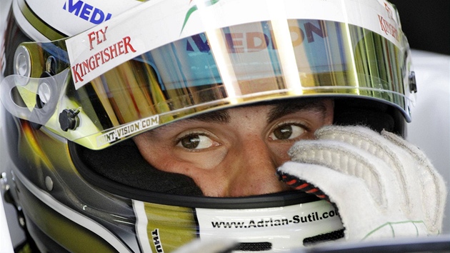 Adrian Sutil p�ed Velkou cenou Malajsie F1