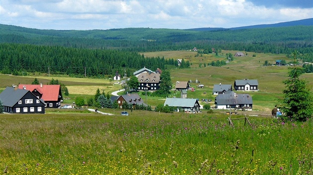 Pohled na osadu Jizerka