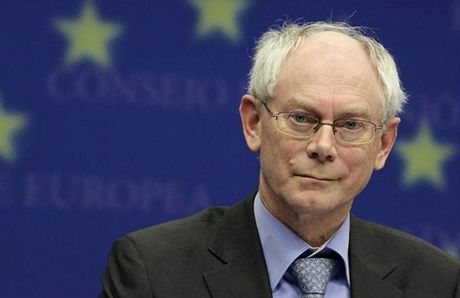 Pedseda Evropské rady Herman van Rompuy, který se úastnil jednání o volném obchodu