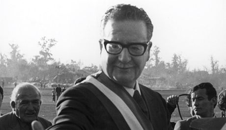 Chilský prezident Salvador Allende na snímku ze zaátku 70. let