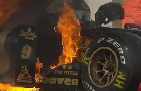 Obraz Nicka Heidfelda v plamenech patil k nejhrzostranjm v sezon. 