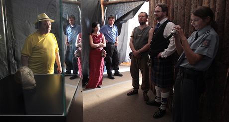 V muzeu v Novm Straec vystavili na jeden den opukovou hlavu Kelta.