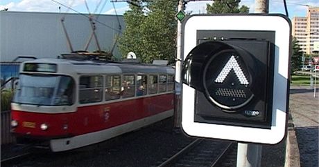 Nový tramvajový semafor