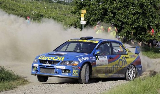 Václav Pech  pi Rallye Hustopee