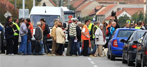 Nkteré obce hrozí, e na podzim runou trasu z Opavy pes Kravae do Ostravy na protest zablokují. (Ilustraní snímek)