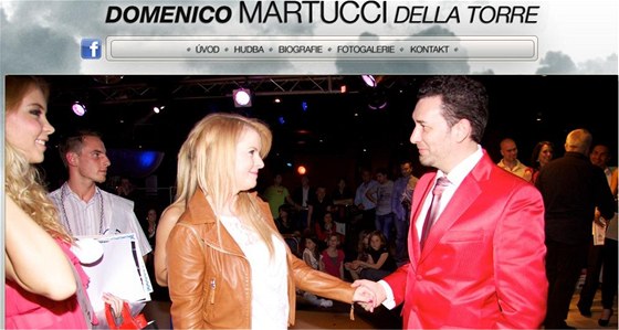 Iveta Bartoová a Domenico Martucci della Torre