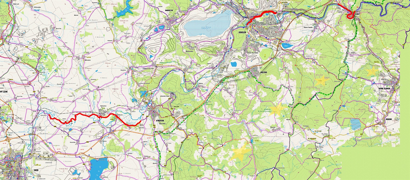 cyklostezka ohře mapa Fotogalerie: Cyklostezka Ohře   mapa cyklostezka ohře mapa